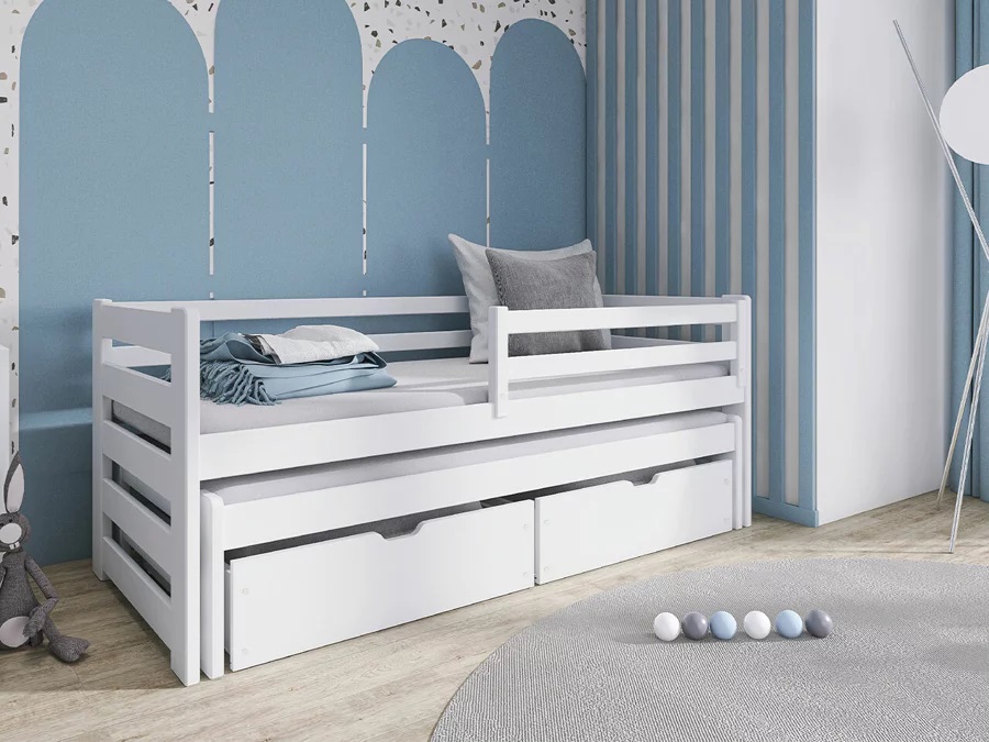 Lit Vista 113 Enfant Blanc: Un lit simple et robuste pour les petits