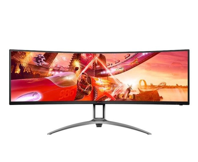 Ecran PC Gamer incurvé AOC AG493UCX2 49'' pas cher - Ecran PC Electro Dépôt  