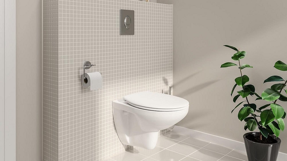 Pack WC suspendu Grohe SOLIDO BAU AIR sans bride sortie horizontale