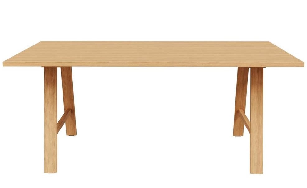 Table à manger rectangulaire SAULE bois chêne - Miliboo