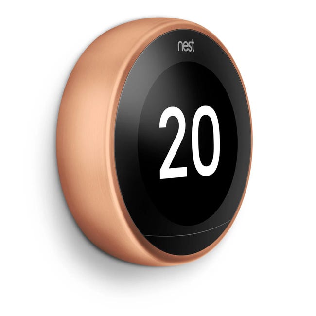 Thermostat NEST 3e génération connecté et intelligent électronique filaire