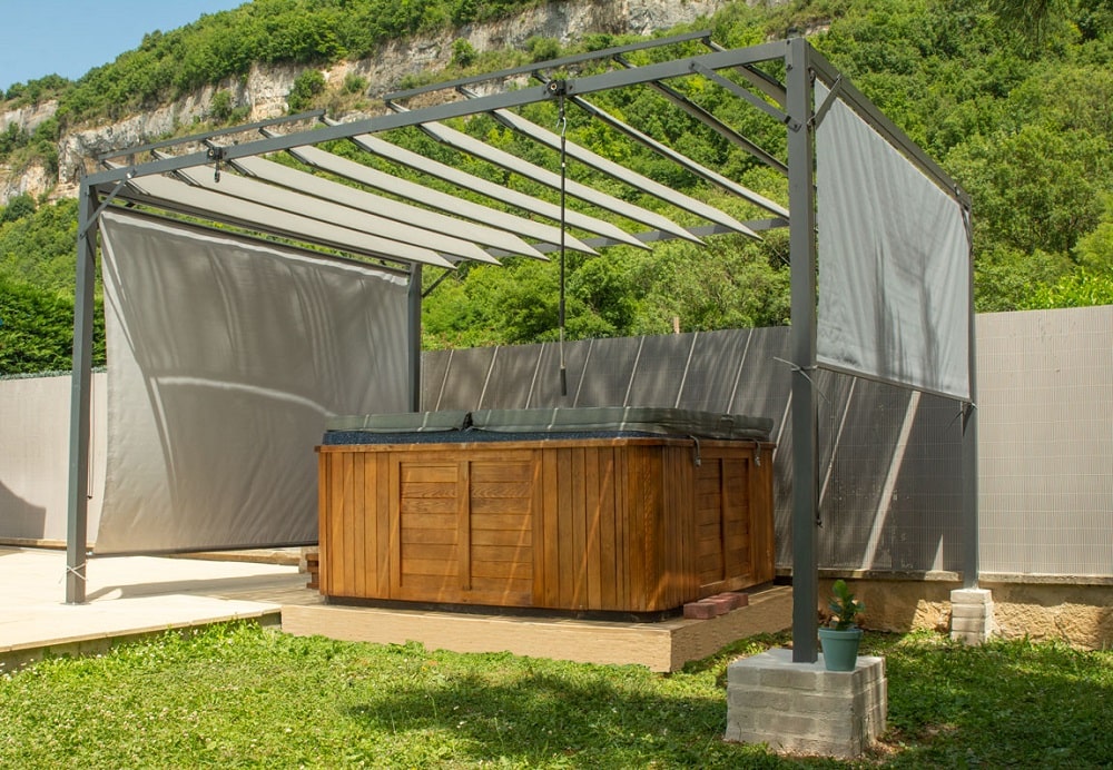 Tonnelle autoportante Bioclimatique FERRET 3X4M pas cher - Pergola OOgarden 