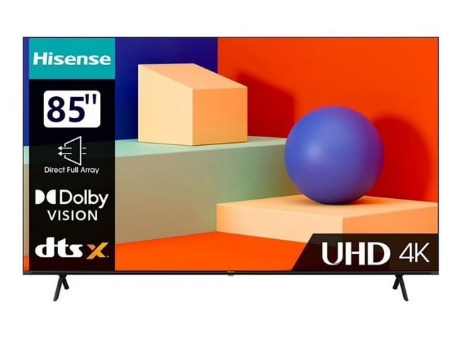 TV HISENSE 85A6K UHD 4K 216 cm