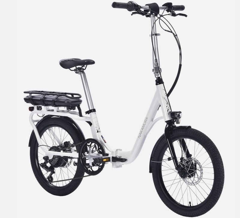 Vélo électrique pliant E-FLEX 2.0 BLANC 25 km/h Autonomie de 60 km - Intersport