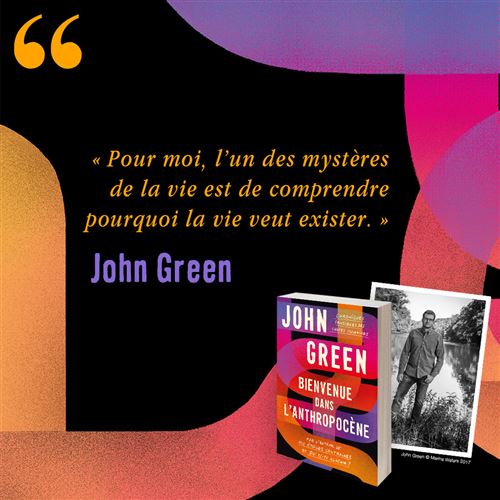 Livre : Bienvenue dans l'anthropocène de John Green
