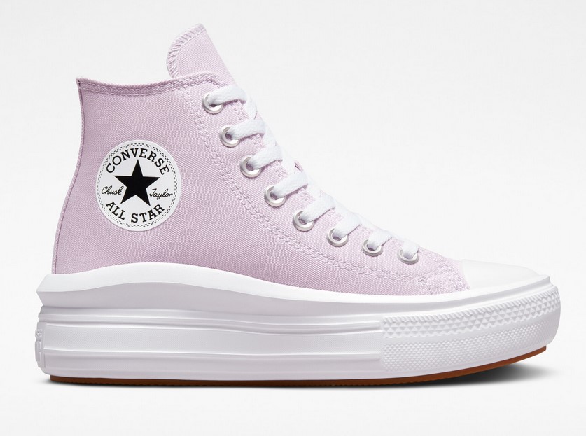 CONVERSE Chuck Taylor All Star Move Platform Seasonal Color Améthyste pâle/Blanc/Blanc