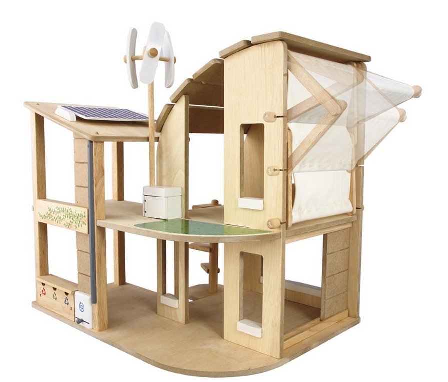 Maison de poupée écologique meublée Plan Toys