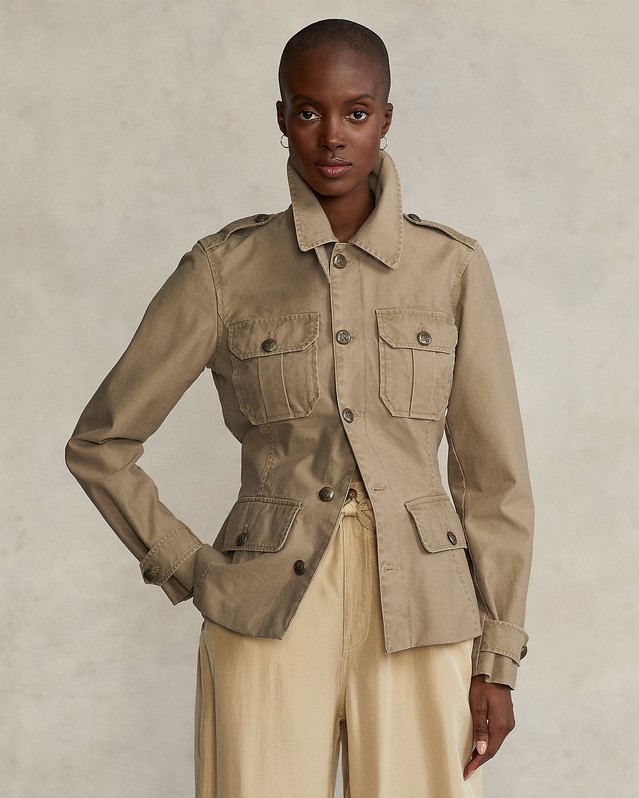 Polo Ralph Lauren Veste surplus en sergé de coton Sable filature