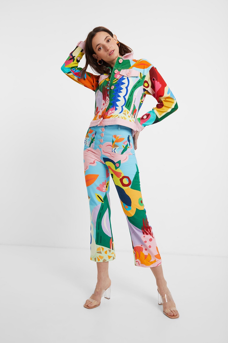 Veste multicolore Desigual Designed By Miranda Makaroff