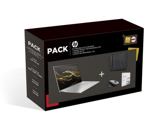 Pack PC Ultra-Portable HP 13-aq0011nf