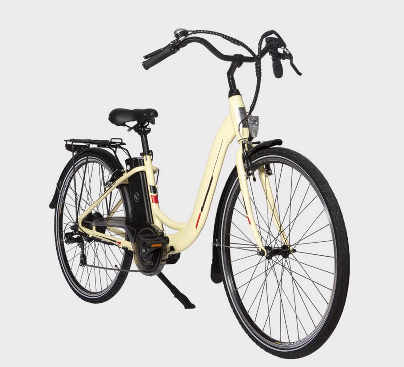 Vélo électrique Velair City Crème 250 W