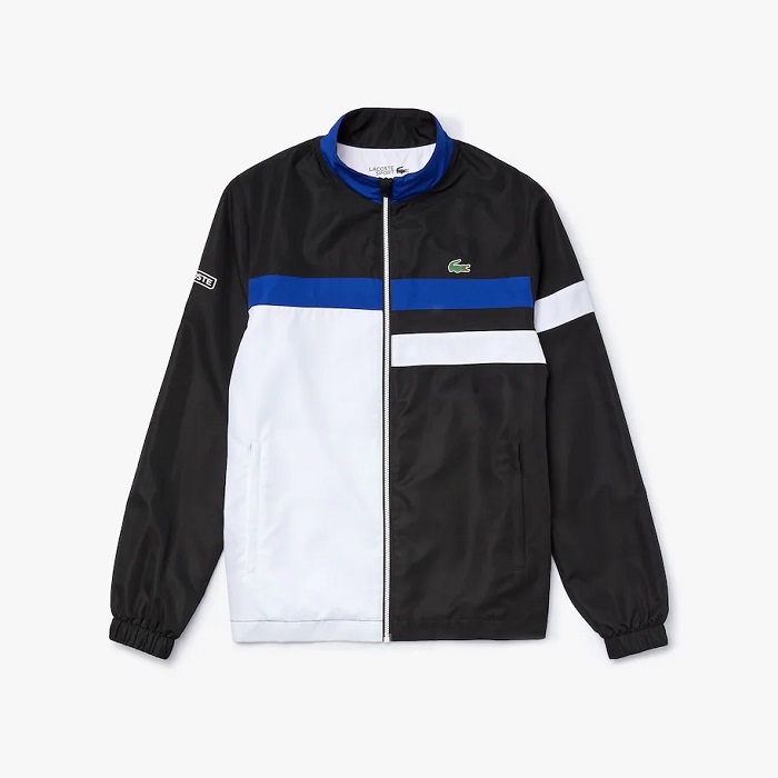 Jogging lacoste noir et bleu outlet