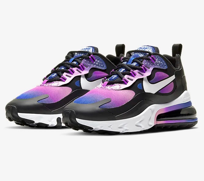 Nike Air Max 270 React SE Hyper bleu/Flamant rose enchanté/Mauve vif/Blanc pour Femme