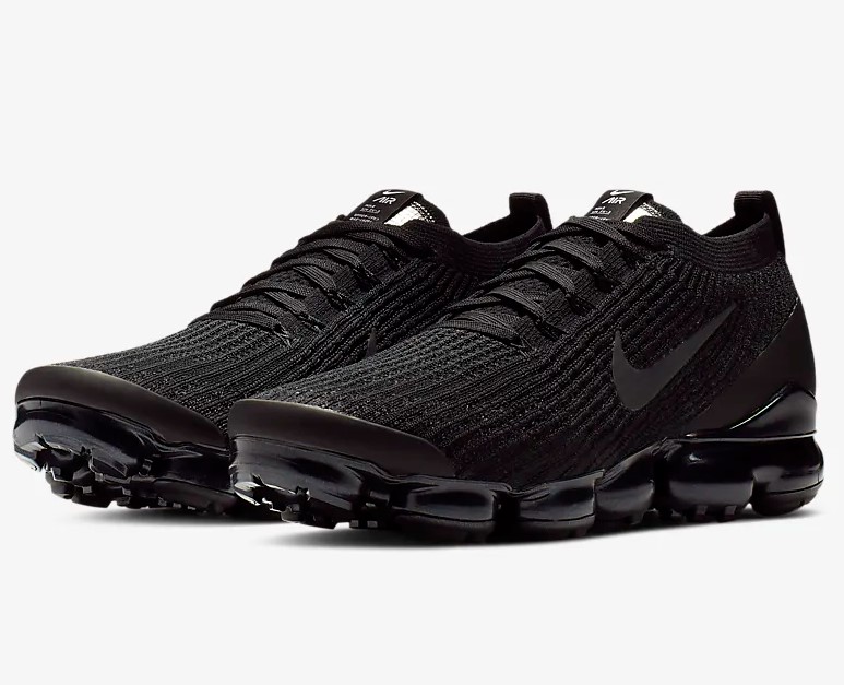 Nike vapormax triple black homme sale