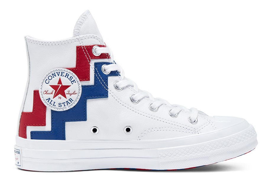 Converse Chuck 70 VLTG à tige montante white/university red/rush blue