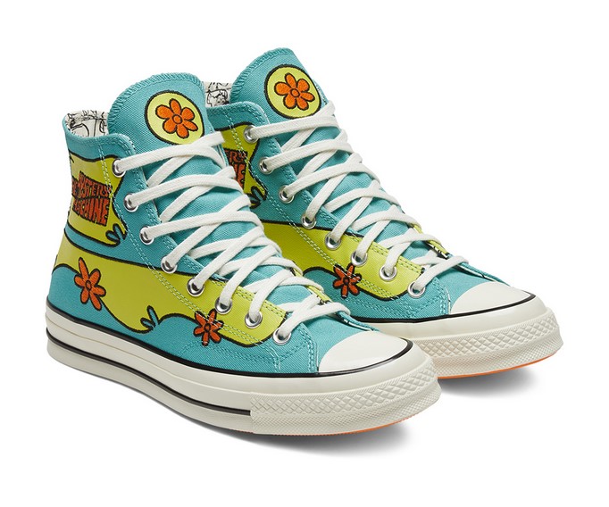 Converse x Scooby-Doo Chuck 70 à tige montante unisexe pool blue/sulfur spring/egret