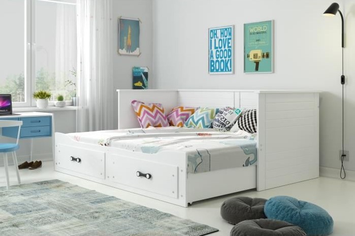 Lit simple 2 places HERMES 80x200