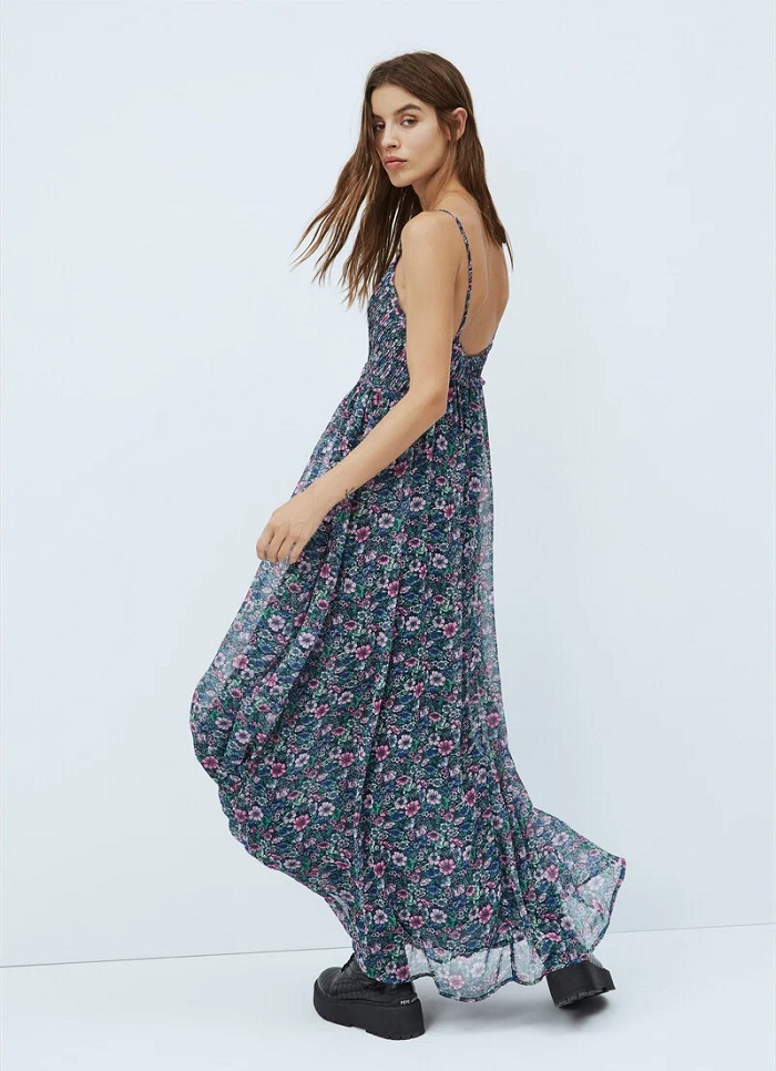 ROBE IMPRIMÉE À FLEURS MAGALI Pepe Jeans