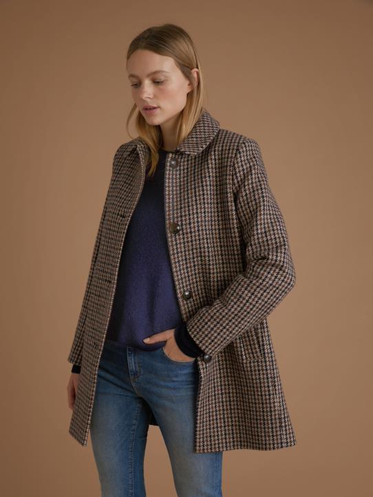 manteau pied de poule cyrillus