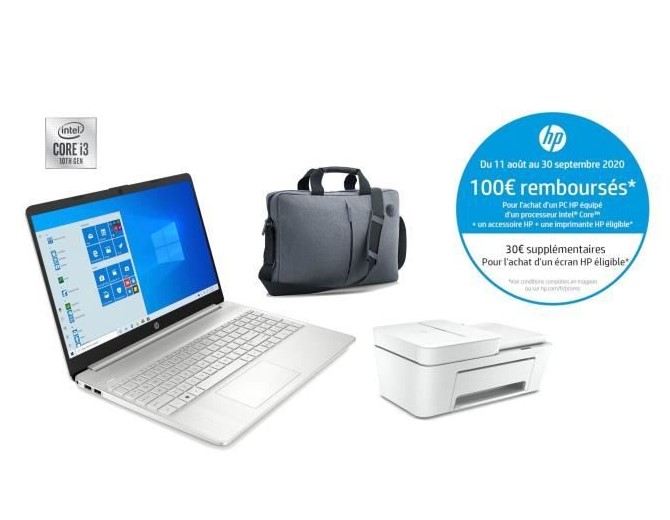 Pack HP PC Portable 15S-FQ1036NF