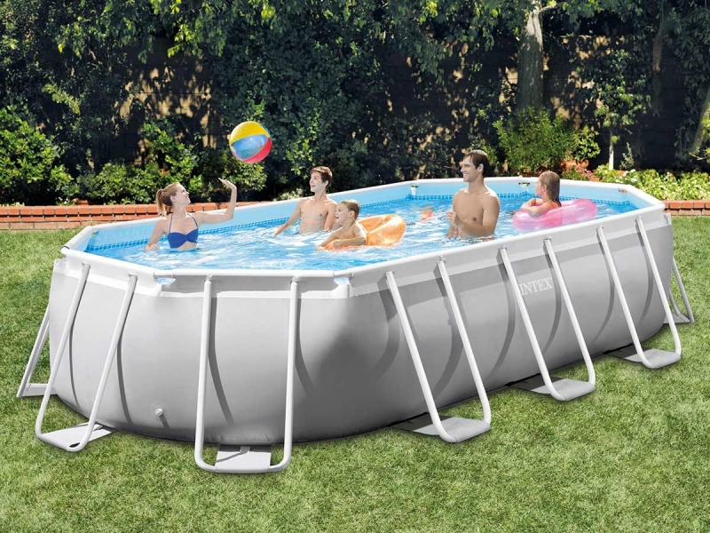 Piscine tubulaire Prism Frame Intex Ovale