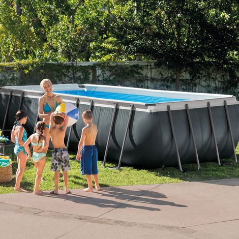 Intex Ensemble de piscine Ultra XTR Frame Rectangulaire - ManoMano