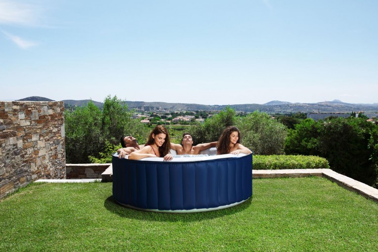 Jacuzzi Spa gonflable 6 places PEARL 6 Mspa rond bleu