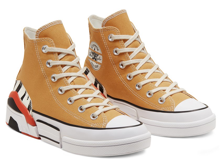 Converse Sunblocked CPX70 High Top zinc yellow/black/egret