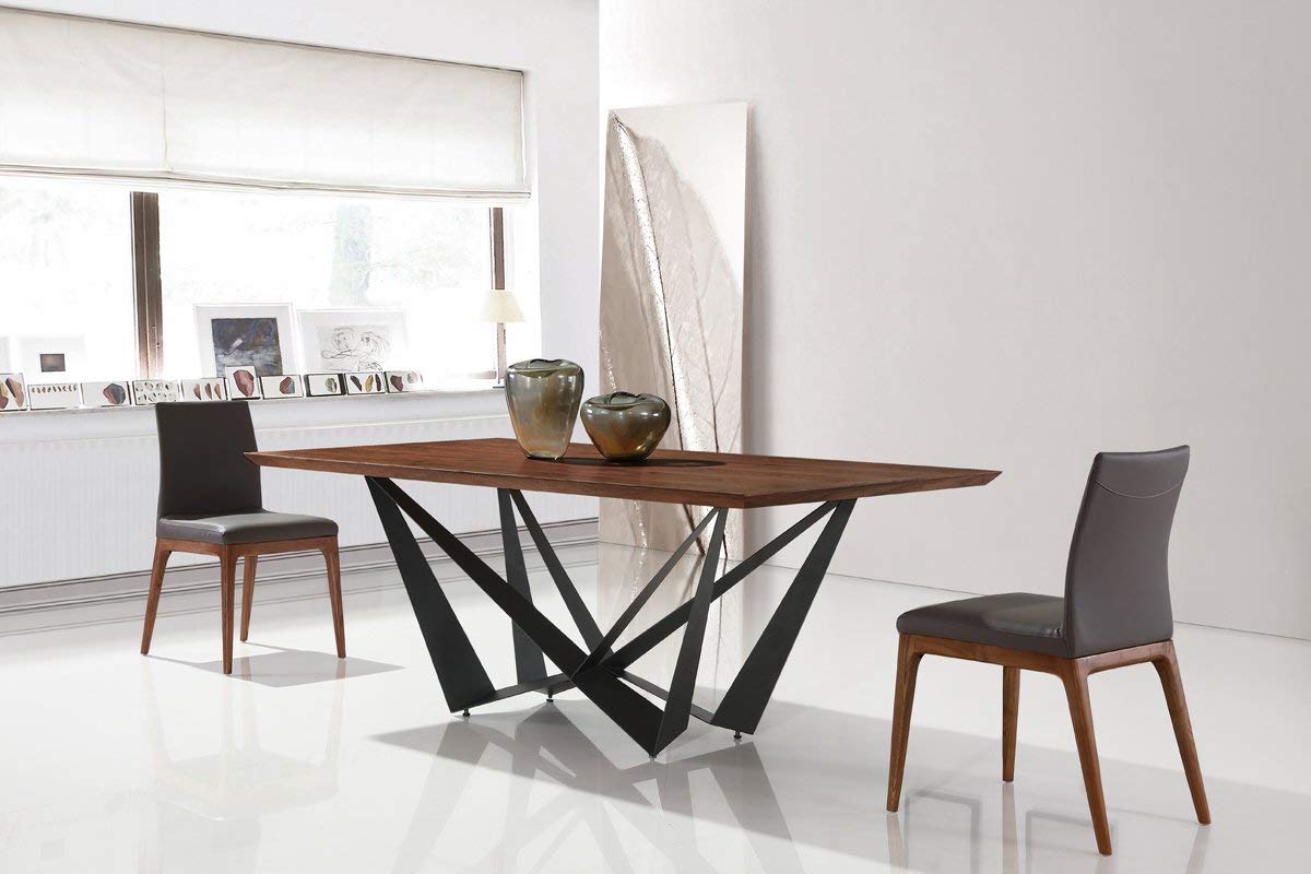 Table à manger rectangulaire Factory design en bois
