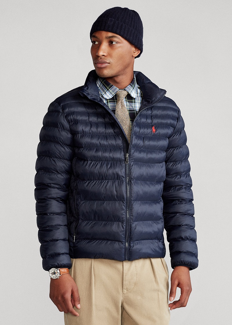 Polo Ralph Lauren Veste matelassée rangeable marine collection