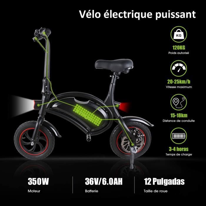 Windgoo Vélo Électrique Pliant 12''
