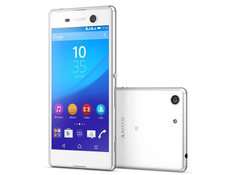 Smartphone 5" Octo core SONY XPERIA M5 DUAL BLANC