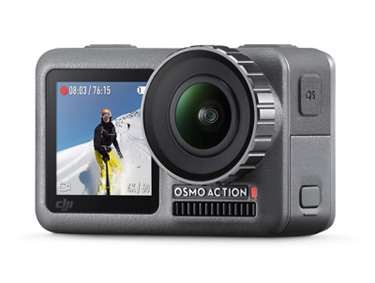 Caméra pas cher - La mini caméra 4K DJI Osmo Action + carte micro SD 64 Go à 279 Euros