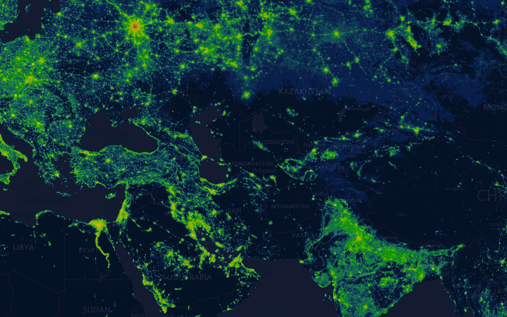 Pollution lumineuse : suivez son évolution autour de chez vous depuis 25 ans