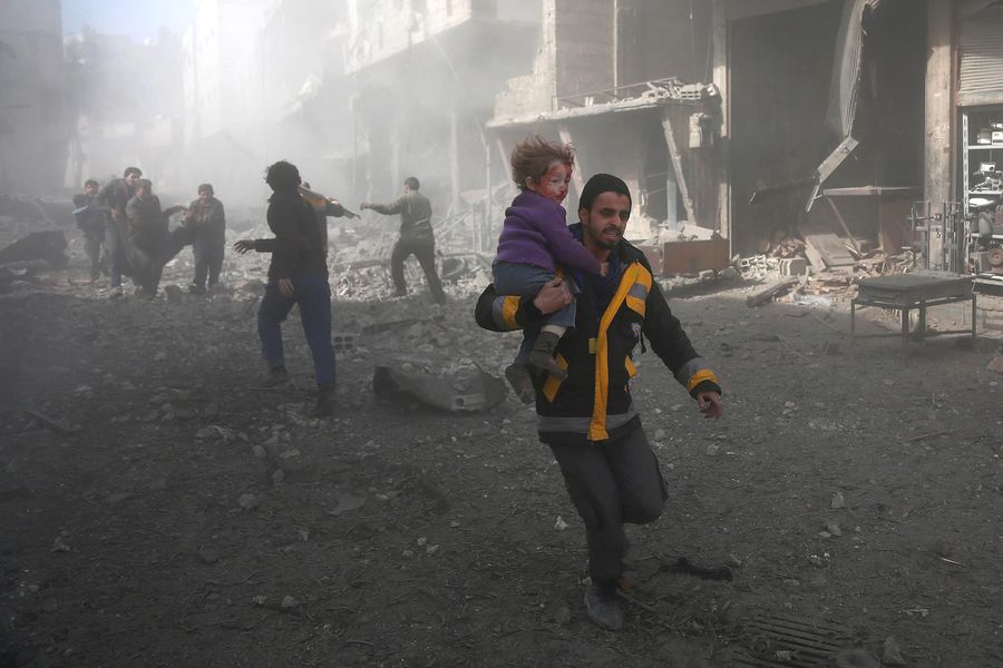 Les bombardements sans fin du régime syrien sur la Ghouta orientale - Paris Match