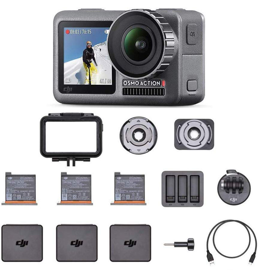 La caméra d'action DJI Osmo Action Combo Kit à 359 €