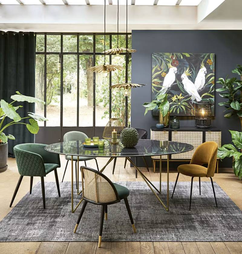 Buffet LORETO 3 portes cannage en rotin - Maisons du Monde