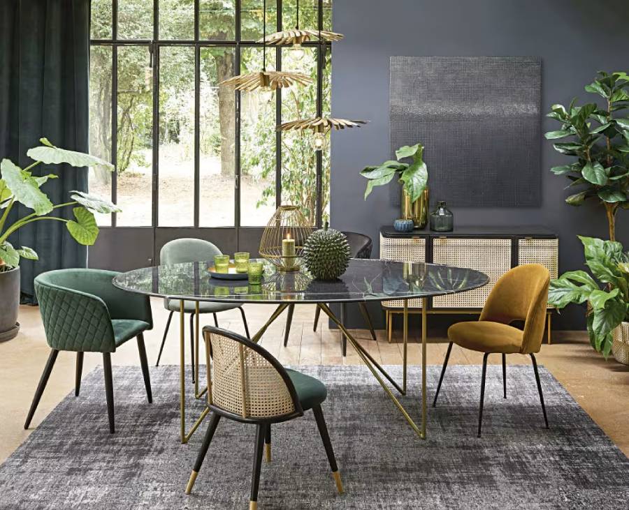 Buffet LORETO 3 portes cannage en rotin - Maisons du Monde