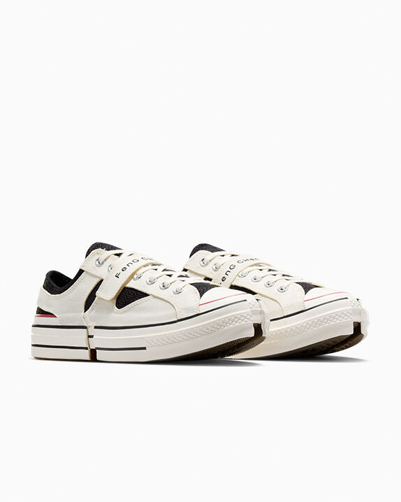 Converse x Feng Chen Wang 2-in-1 Chuck 70 Unisexe Baskets Basses Noir/Écru/Noir