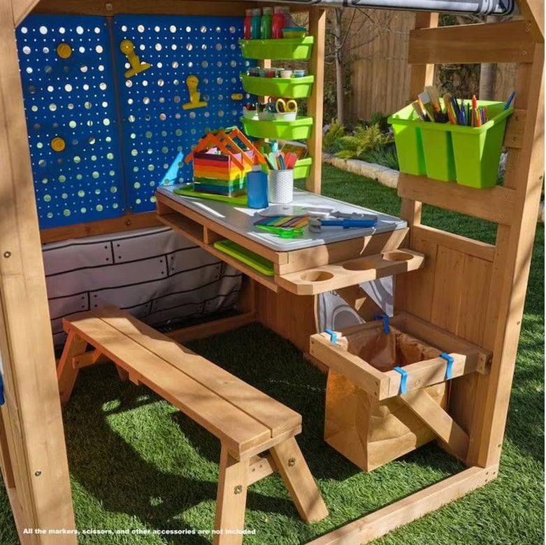 TKidKraft Maisonnette d'extérieur HOBBY WORKSHOP en bois pour enfant - Vertbaudet