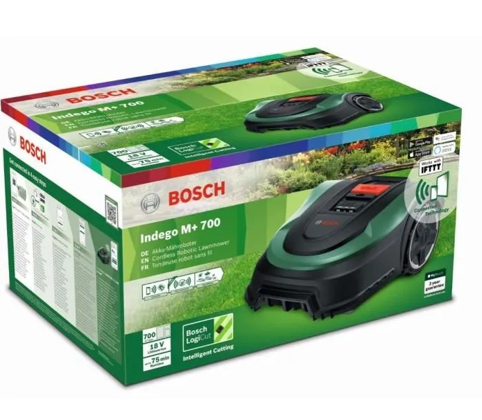 Tondeuse robot BOSCH Indego M+ 700 Autotractée 700 m