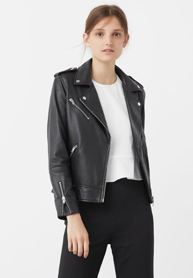 Mango TRIBECA Veste en cuir black - Veste Femme Zalando