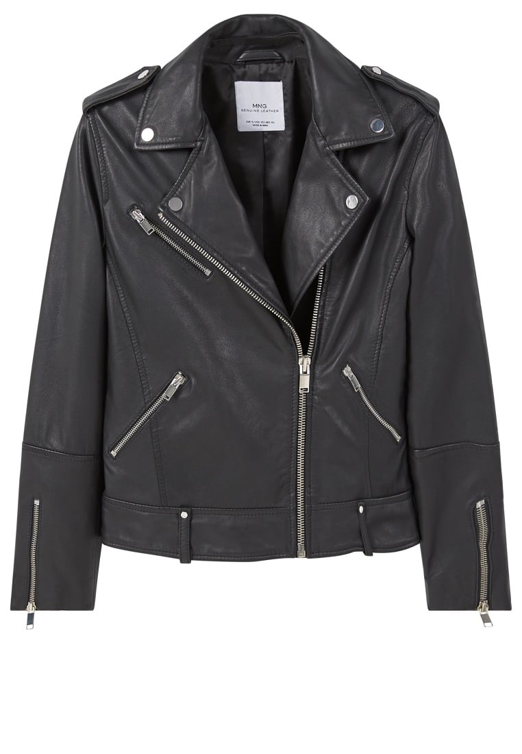 Mango TRIBECA Veste en cuir black