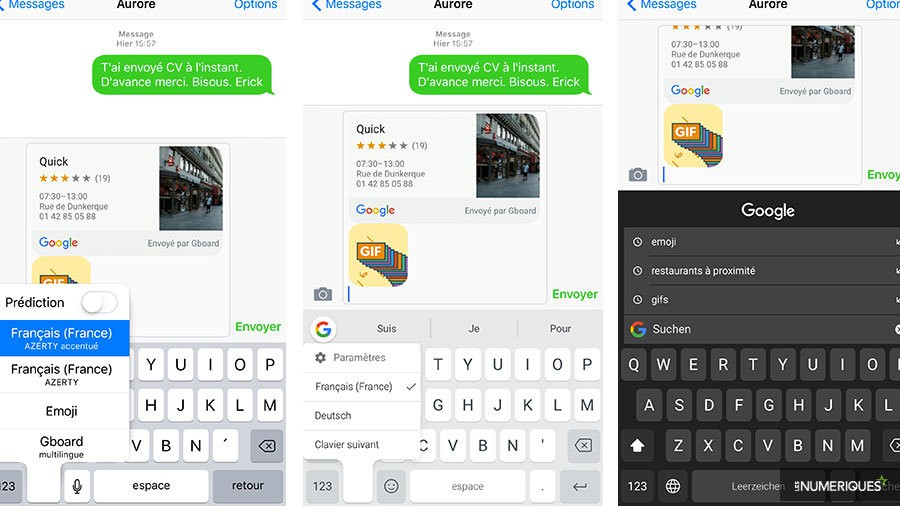 Google : le clavier virtuel Gboard pour iOS enfin disponible en France