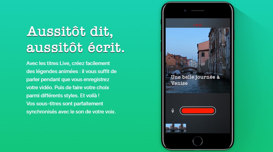 Apple Clips : une application pour personnaliser ses vidéos