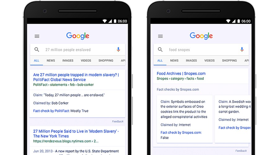 Google introduit le tag "Fact Check" dans ses résultats de recherche
