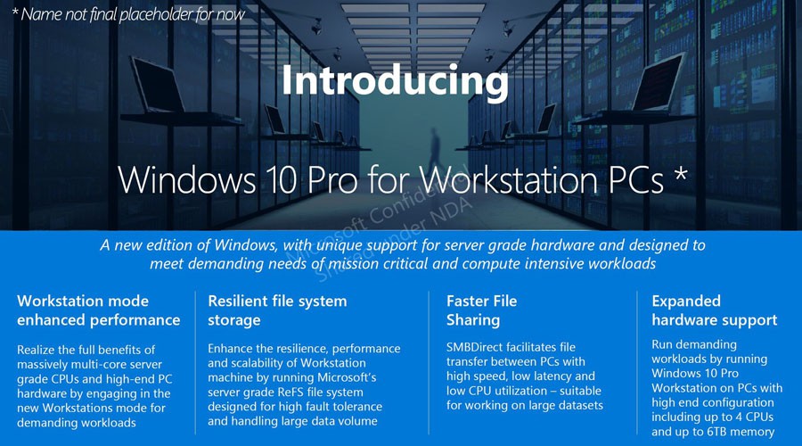 3 nouvelles versions de Windows pour les professionnels ?