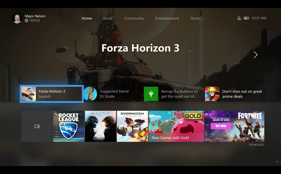 La prochaine interface de la Xbox One révélée
