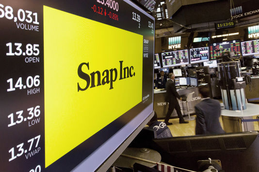Snapchat ne rassure pas les investisseurs à Wall Street