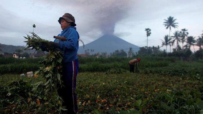 Autour du volcan, 40.000 personnes ont déjà été évacuées, et 100.000 doivent encore l'être selon les autorités.